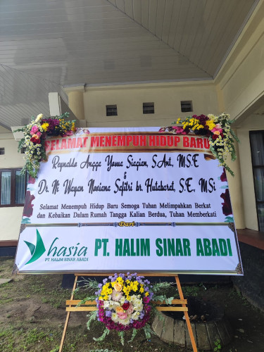 Papan Bunga Pernikahan panjehang