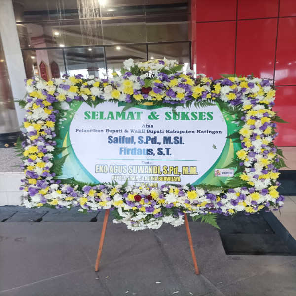 Karangan Bunga Ucapan Selamat panjehang