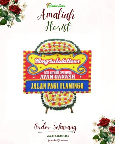 Bunga Papan Congratulation di Panjehang